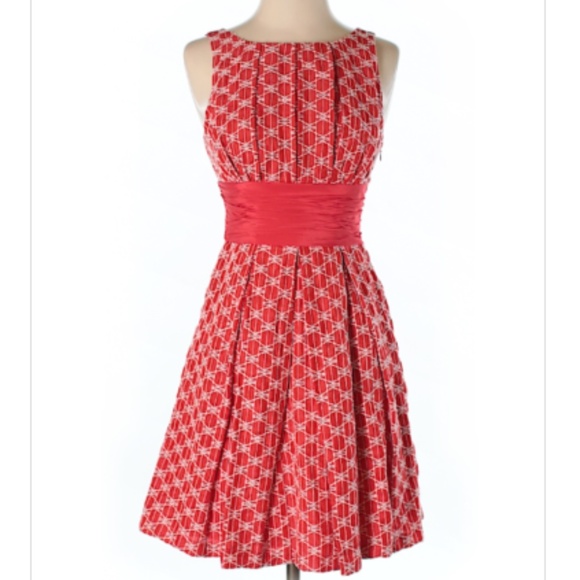 Tracy Reese Dresses & Skirts - Frock by Tracy Reese Linen Silk Red Dress